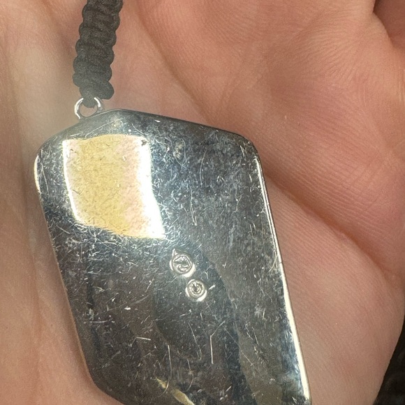 Swarovski silver tone on adjustable size cord bracelet - Picture 4 of 7